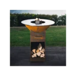 Brasero CORTEN HOUSE Pack Suak Fourneau 85 Corten + pieds