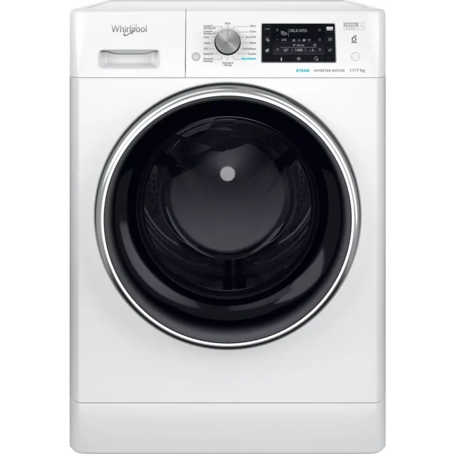 Lave linge séchant hublot WHIRLPOOL FFWDD1176258BCVFR