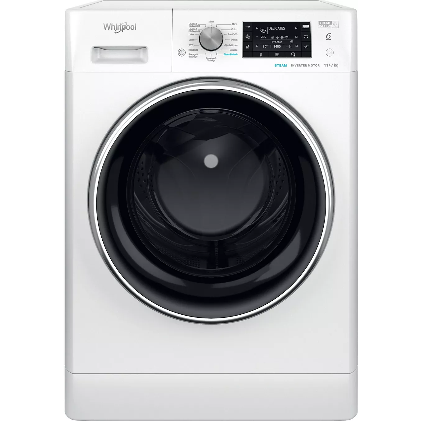 Lave linge séchant hublot WHIRLPOOL FFWDD1176258BCVFR – Image 2