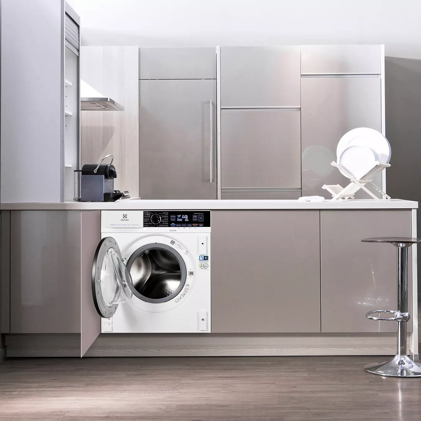 Lave linge séchant hublot encastrable ELECTROLUX EW8W3816BI – Image 14