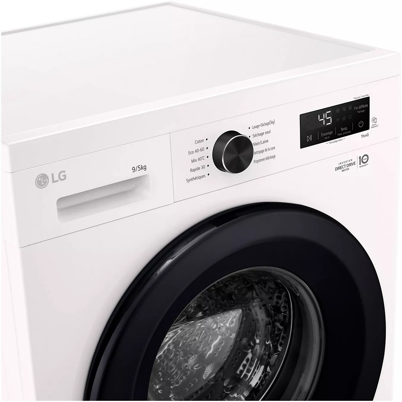 Lave linge séchant hublot LG F954B15WHS – Image 10