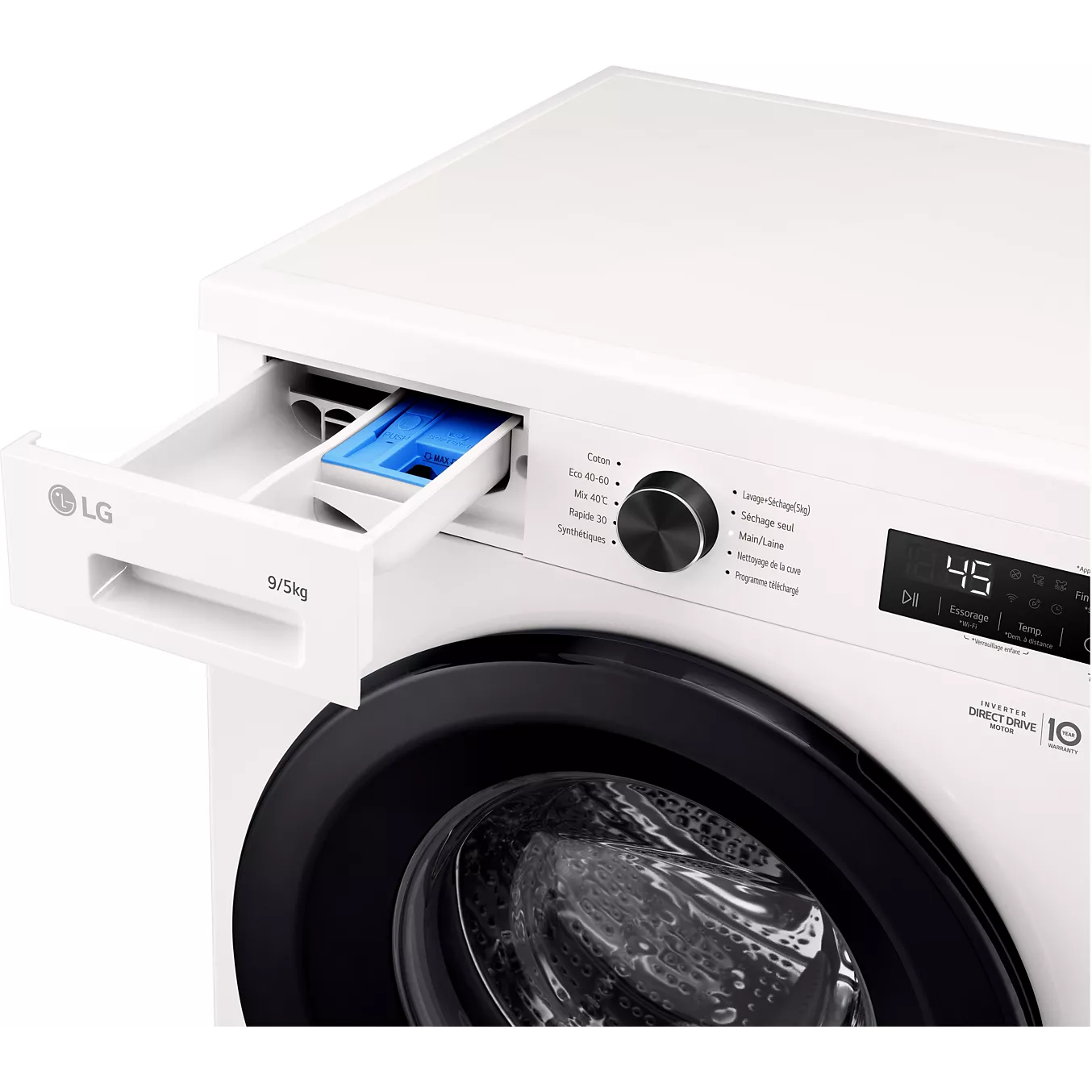 Lave linge séchant hublot LG F954B15WHS – Image 12