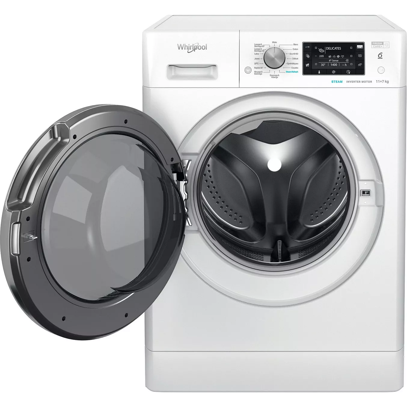 Lave linge séchant hublot WHIRLPOOL FFWDD1176258BCVFR – Image 4