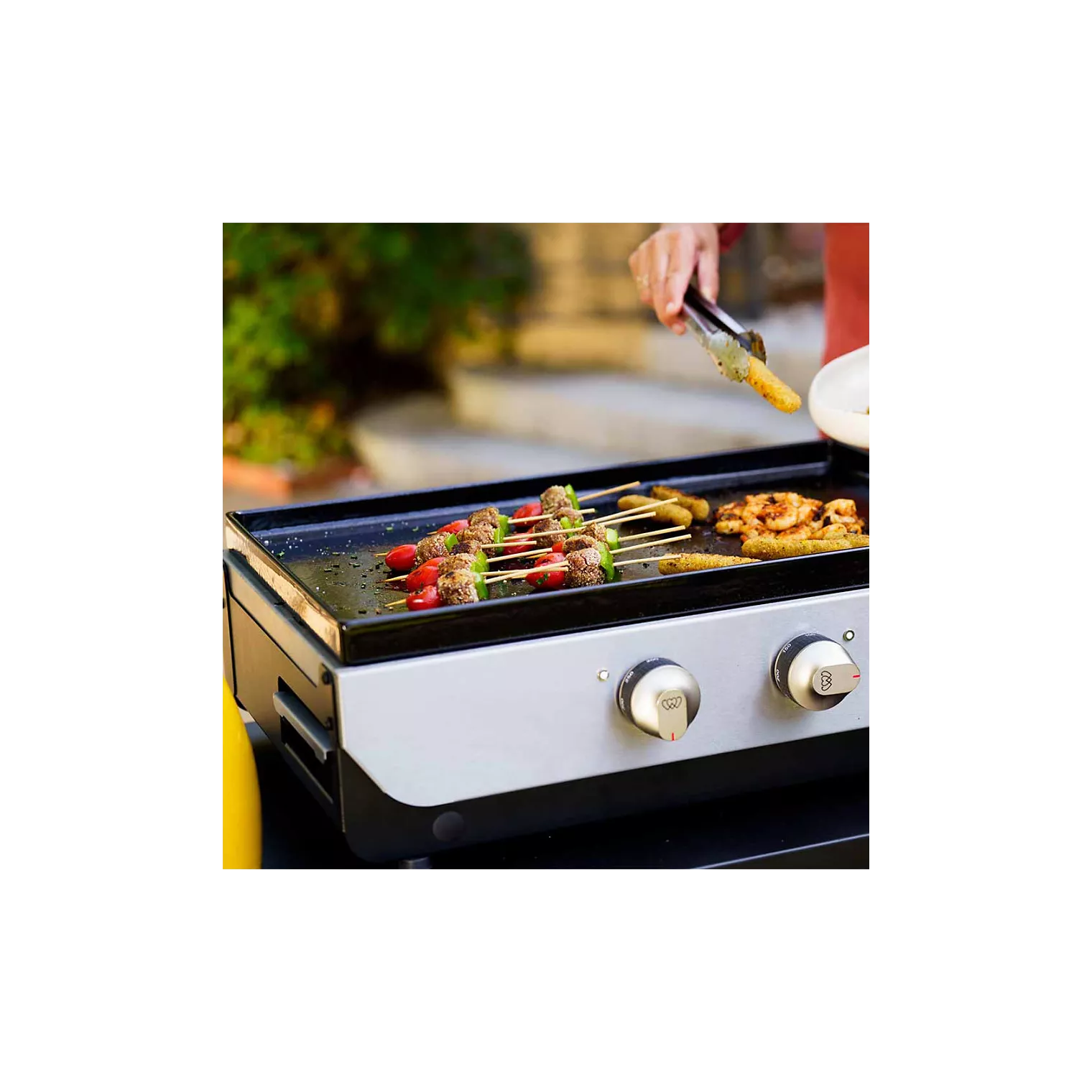 Plancha gaz LE MARQUIER PLOG260DP noir 2 brûleurs – Image 5