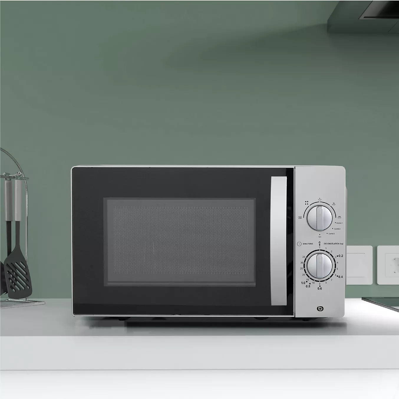 Micro ondes grill ESSENTIELB EG204s Titane – Image 8