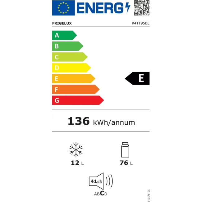 Réfrigérateur top FRIGELUX R4TT95BF