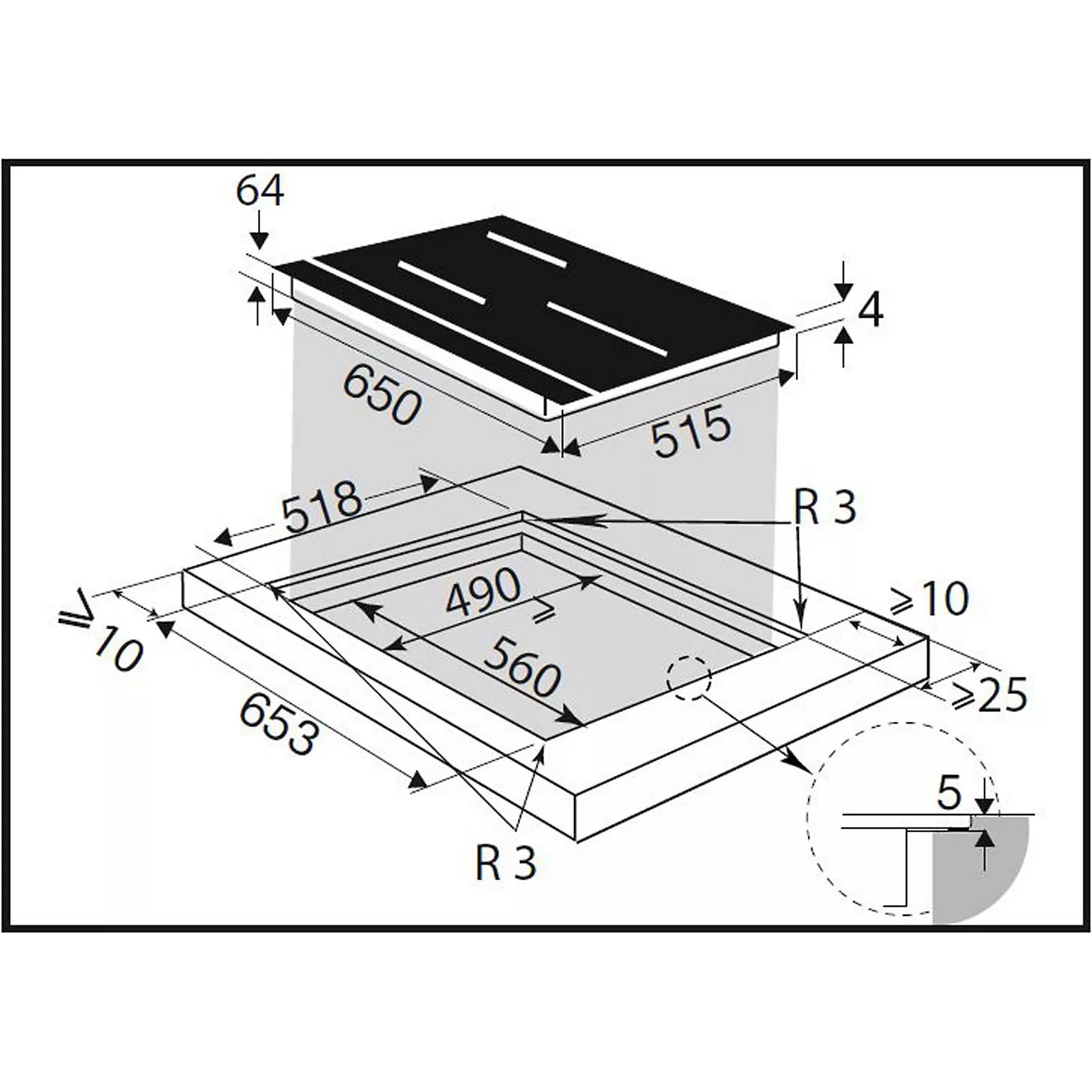Plaque induction DE DIETRICH DPI7535B