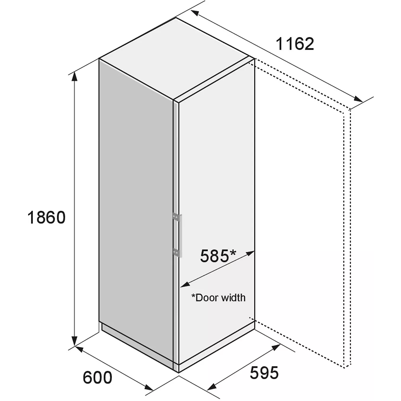 Congélateur armoire ASKO RFF586KNCS1 – Image 3