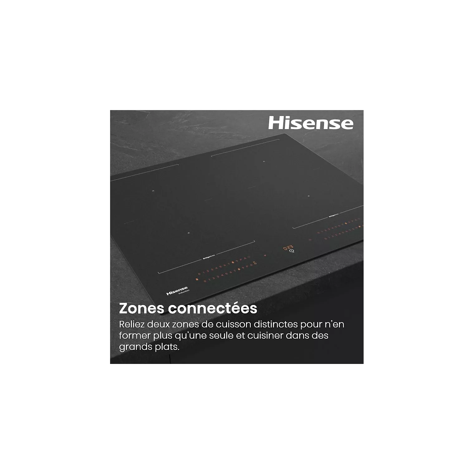 Plaque induction HISENSE HI6443SRWF InfiniteMattGlass – Image 5