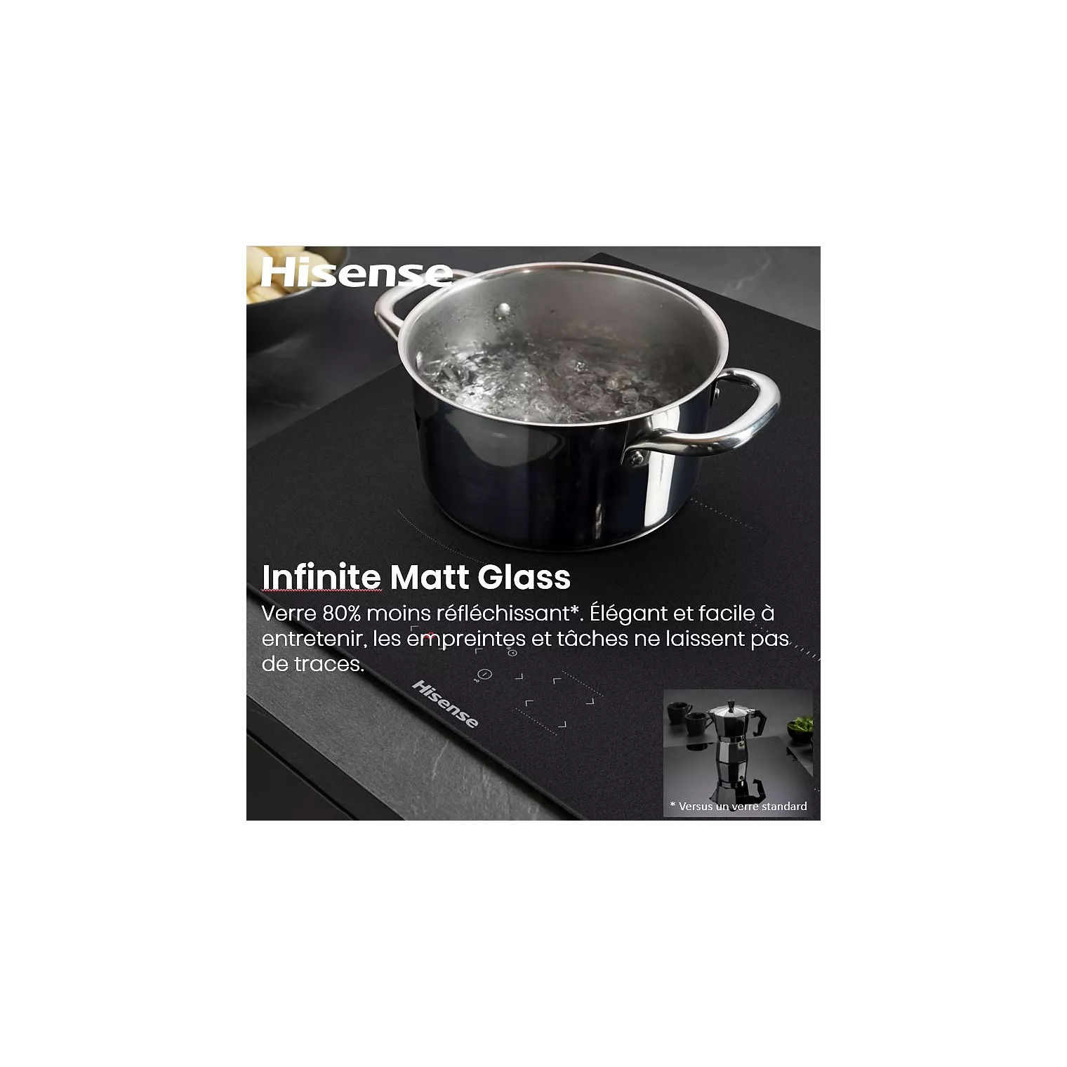 Plaque induction HISENSE HI6443SRWF InfiniteMattGlass – Image 7