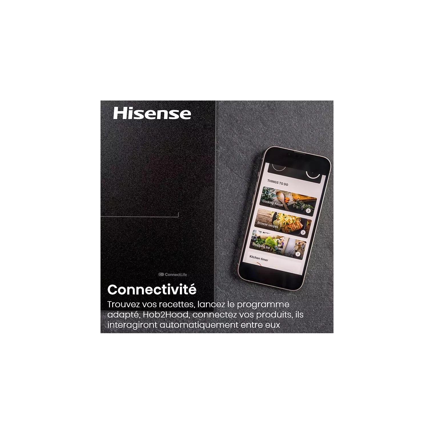 Plaque induction HISENSE HI6443SRWF InfiniteMattGlass – Image 3