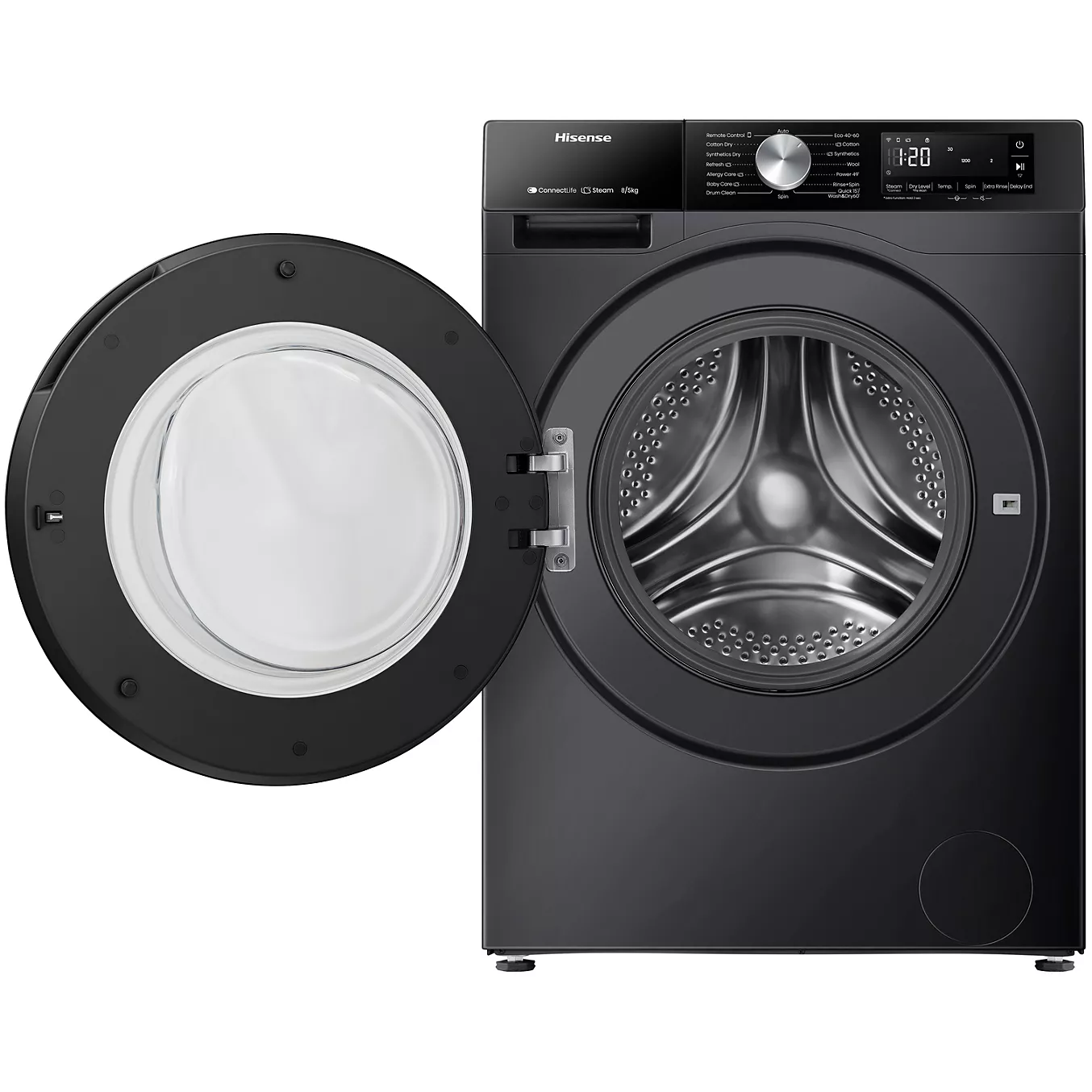 Lave linge séchant hublot HISENSE WD3S8043BB3 PureJetWash – Image 3