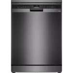 Lave vaisselle 60 cm SIEMENS SN23EC22AE, varioSpeed Plus, Acier brossé noir