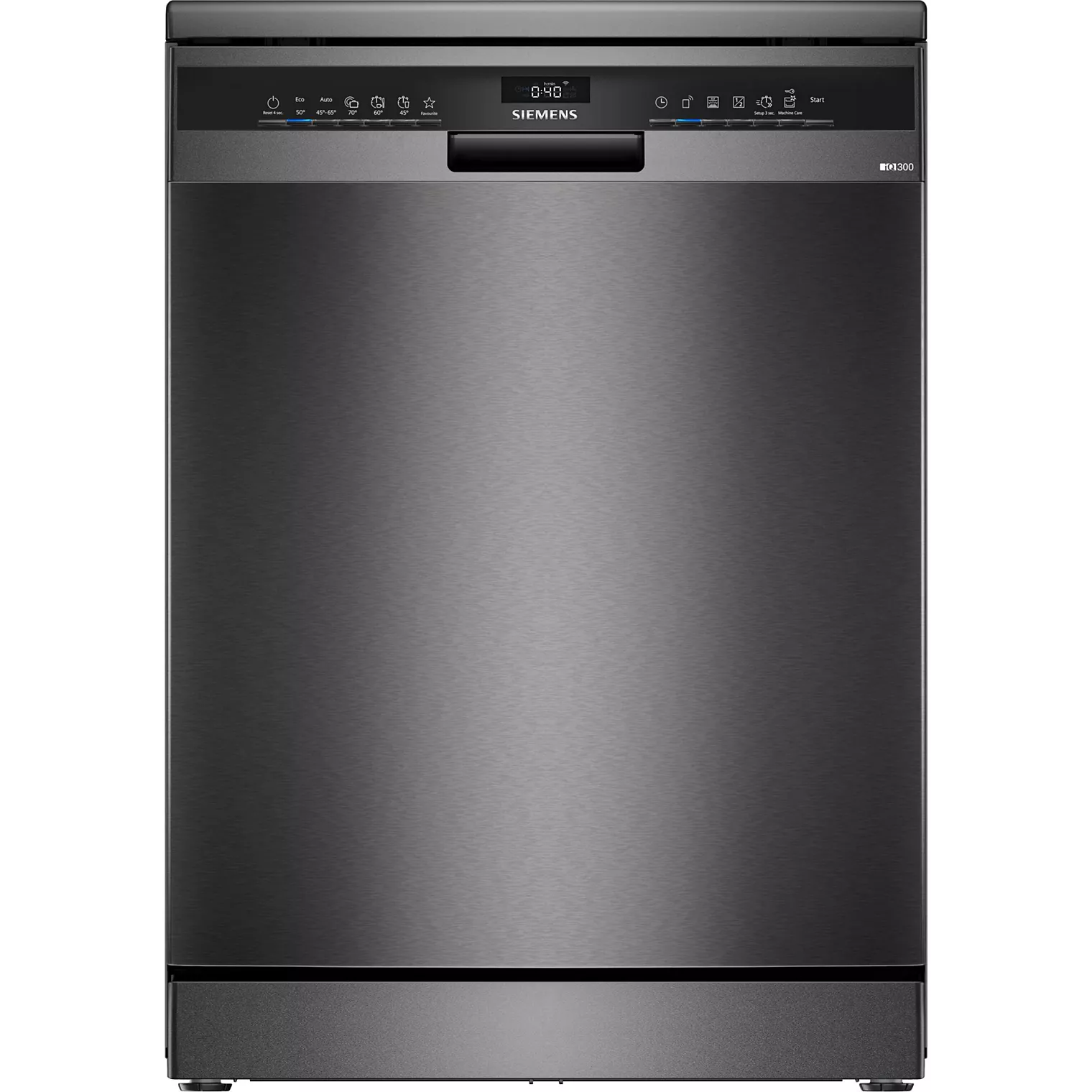 Lave vaisselle 60 cm SIEMENS SN23EC22AE, varioSpeed Plus, Acier brossé noir