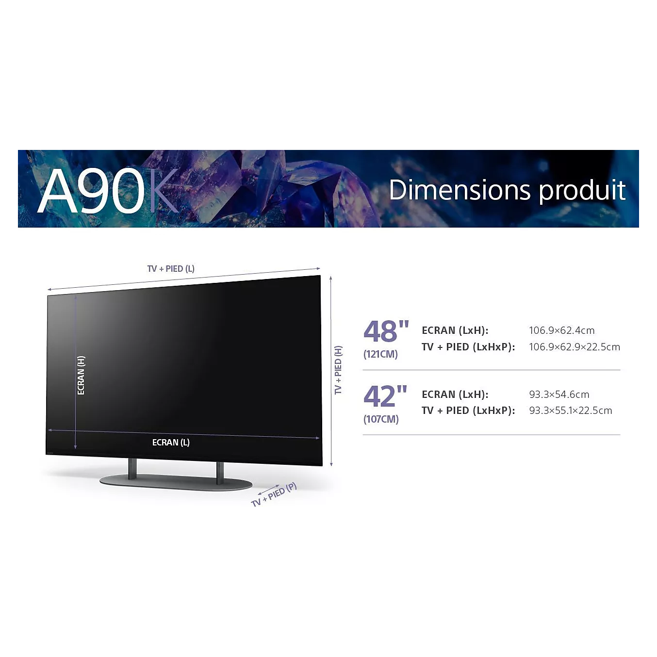 TV OLED SONY XR48A90K (121cm) – Image 4