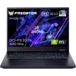 Les points forts du produit On adore Grand écran 18 pouces avec une carte graphique RTX série 5000 Ecran : 18" - Dalle : IPS - 240 Hz Processeur : Intel Core Ultra 9 275HX - 24 coeurs Stockage : SSD 1 To - Mémoire vive : 32 Go Carte graphique : NVIDIA GeForce RTX 5070