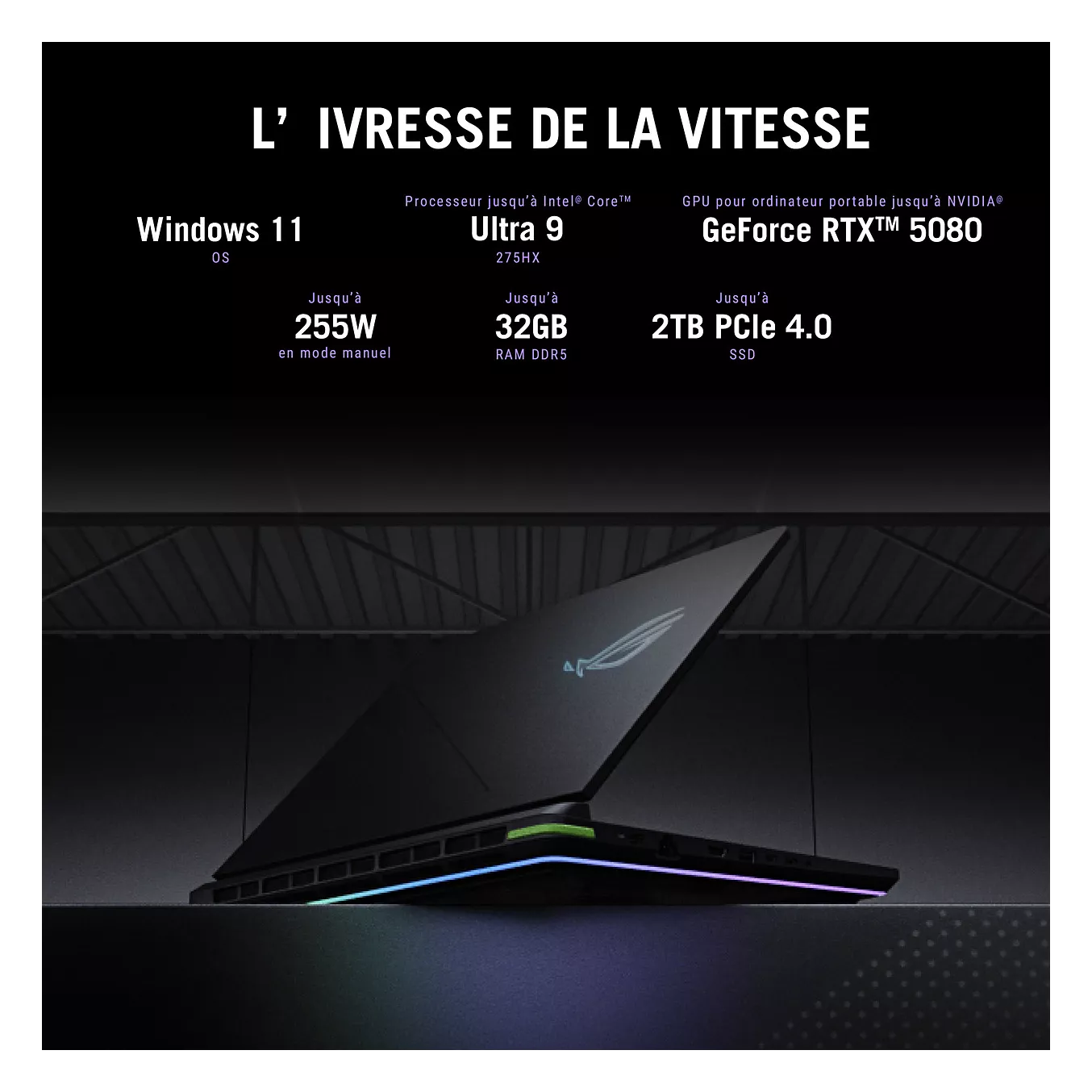 PC Gamer ASUS Rog STRIX 16" WQXGA 240Hz Intel Core Ultra 9 – Image 5