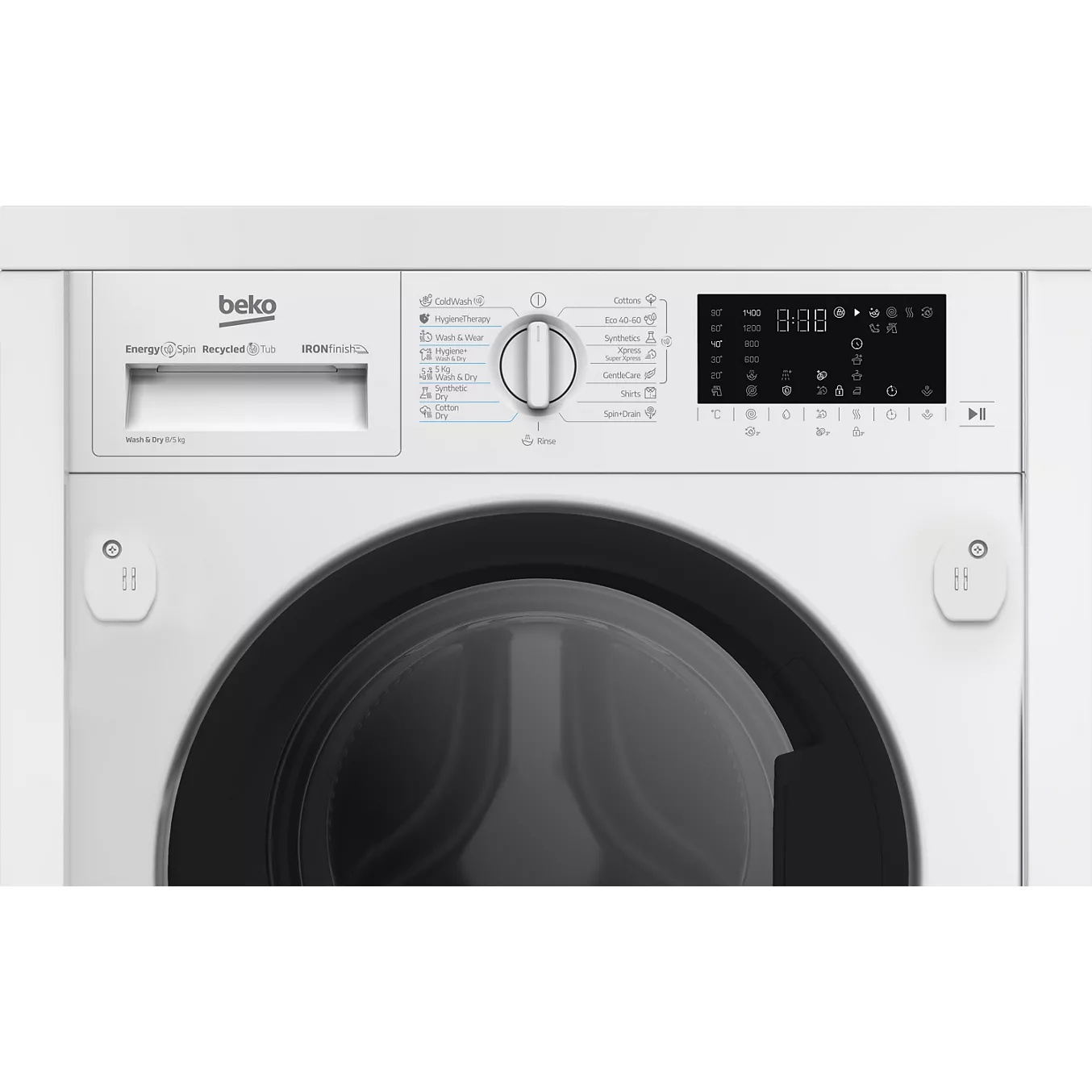 Lave linge séchant hublot encastrable BEKO B5DBT68547W – Image 7