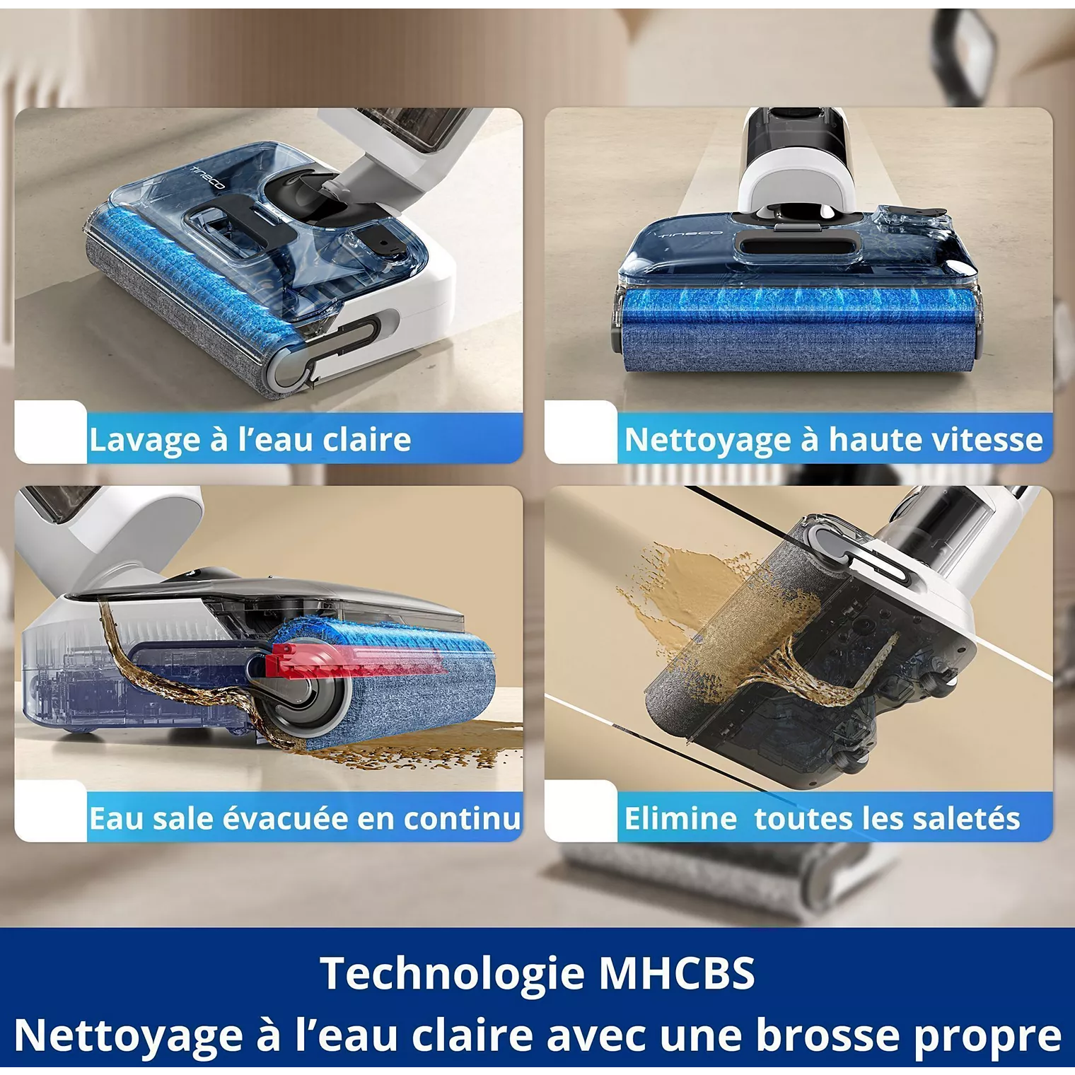 Aspirateur laveur TINECO Floor One S5 Stretch Extreme – Image 3