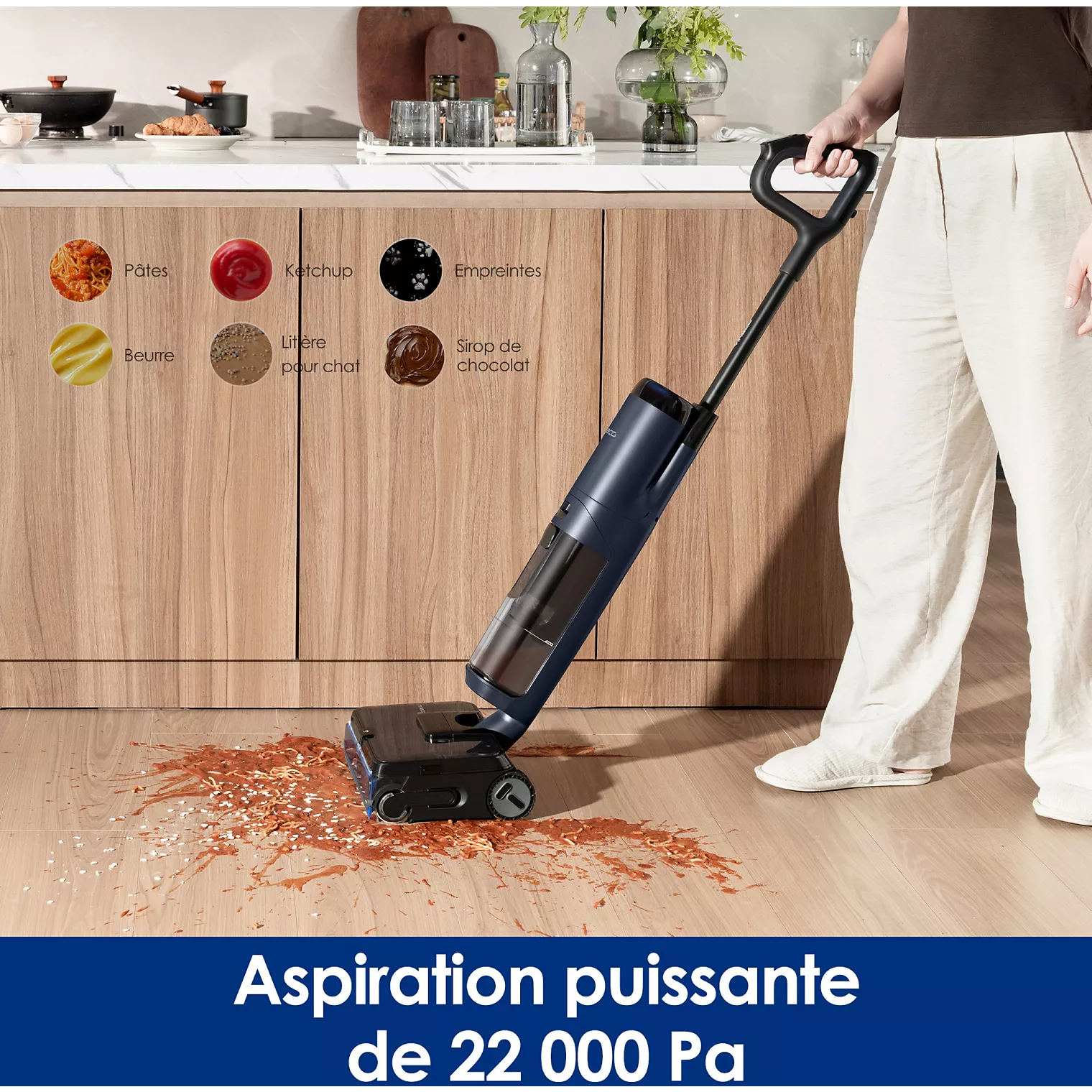 Aspirateur laveur TINECO Floor One S7 Max Pro Bleu – Image 14
