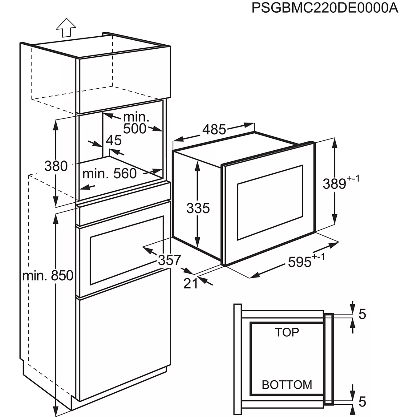Micro ondes grill encastrable ELECTROLUX LMS4253TMX – Image 9