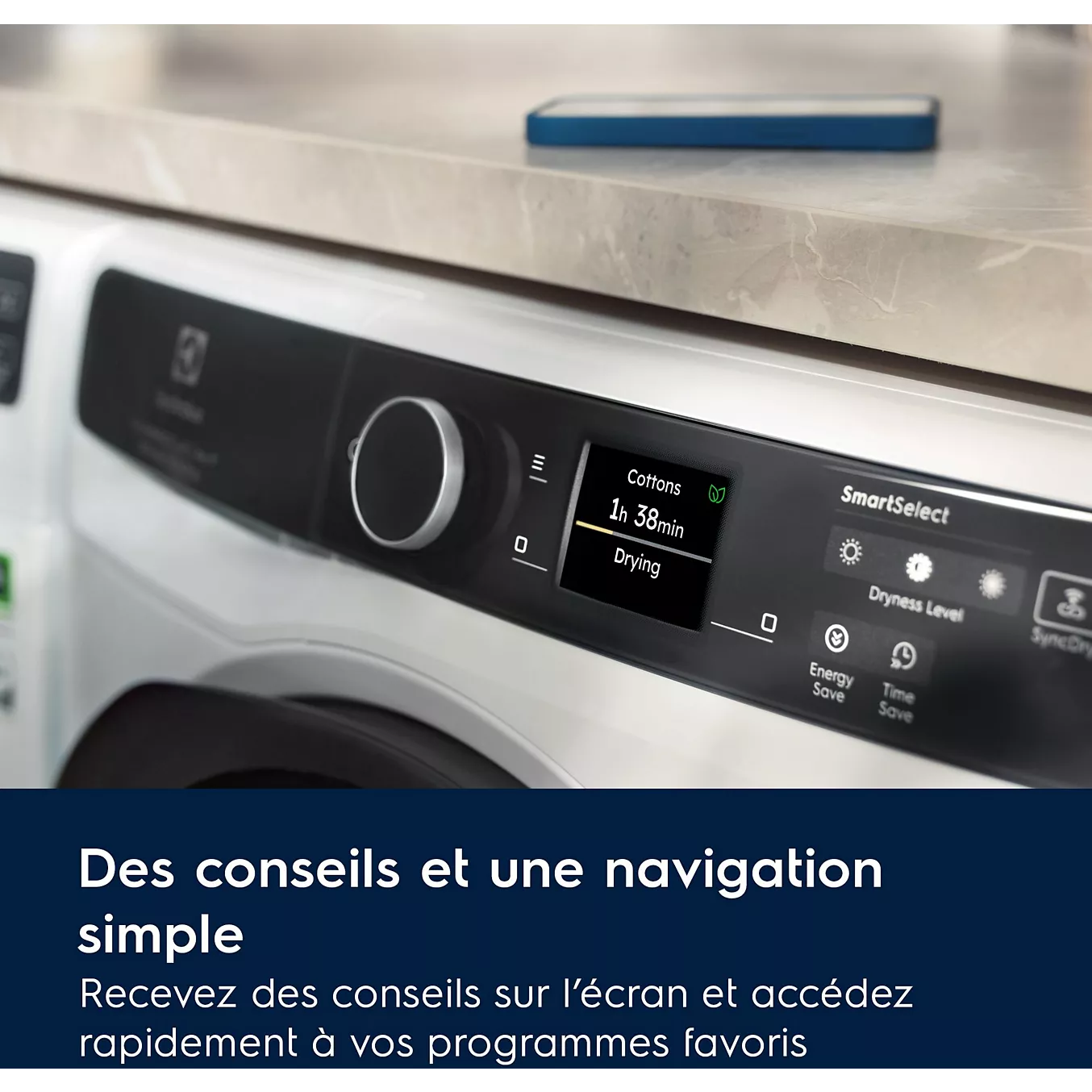 Sèche linge pompe à chaleur ELECTROLUX EW9HI783FC – Image 3