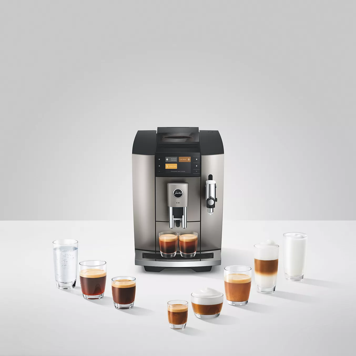 Expresso Broyeur JURA E8 Midnight Silver (ED) – Image 3