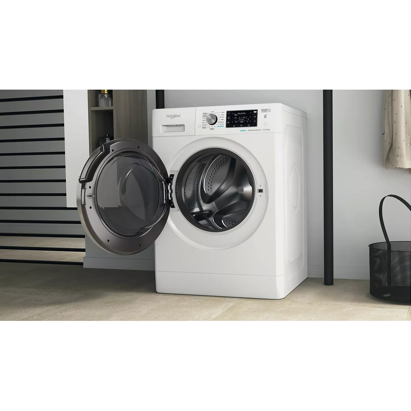 Lave linge séchant hublot WHIRLPOOL FFWDD1176258BCVFR – Image 9