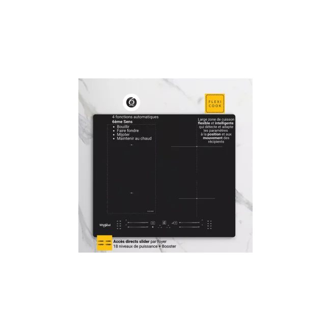 Plaque induction WHIRLPOOL WLS7960NE