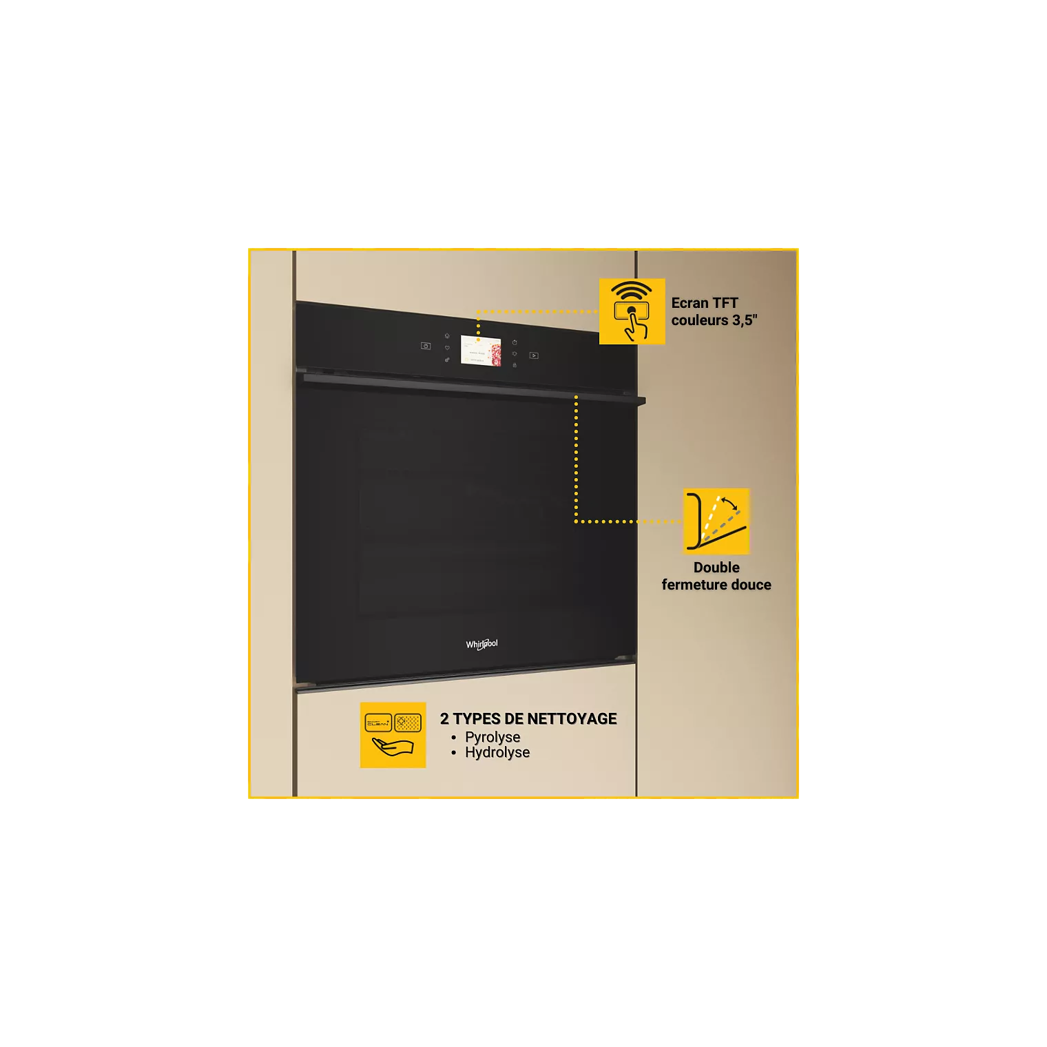 Four encastrable WHIRLPOOL WOI9A8FPT2SBAF – Image 3