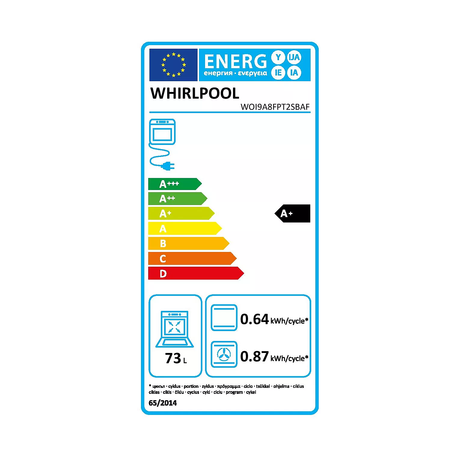Four encastrable WHIRLPOOL WOI9A8FPT2SBAF – Image 6