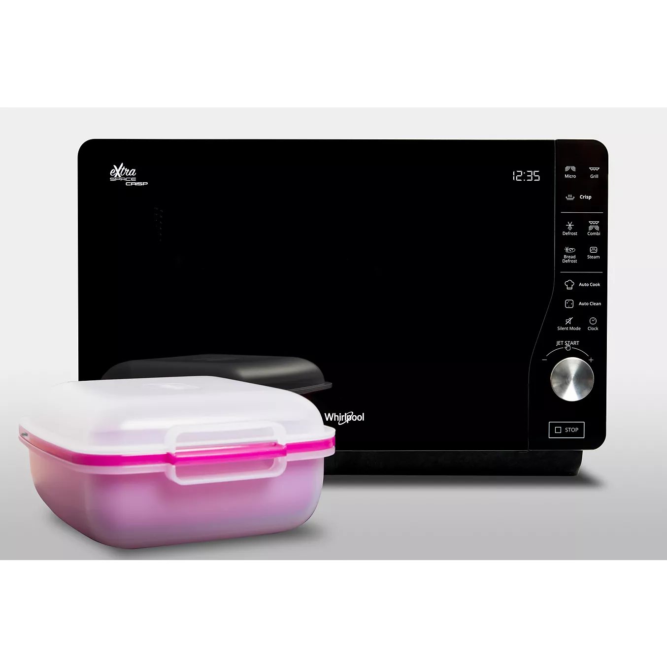 Micro ondes grill WHIRLPOOL MWF427NB ExtraSpace crisp – Image 12
