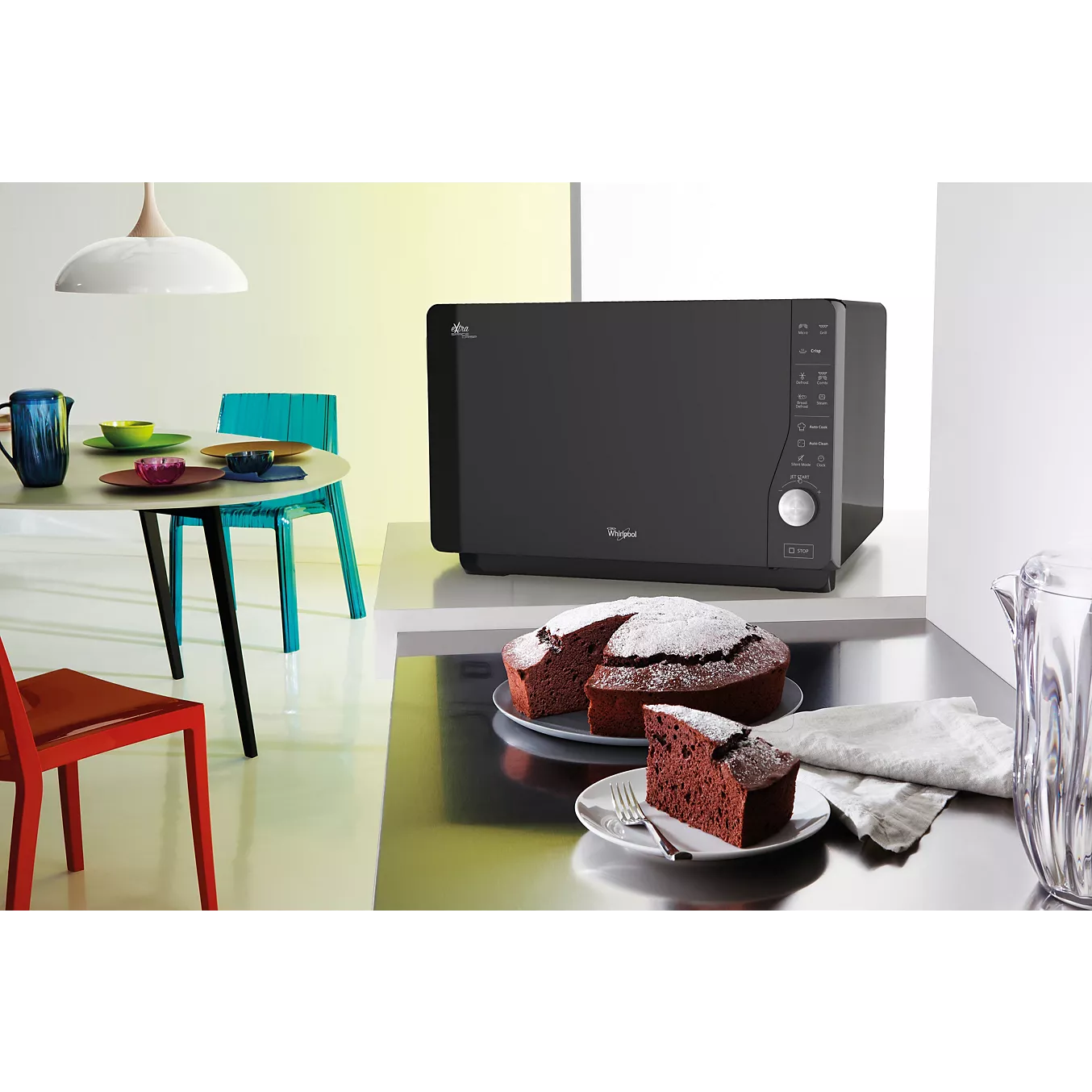 Micro ondes grill WHIRLPOOL MWF427NB ExtraSpace crisp – Image 16