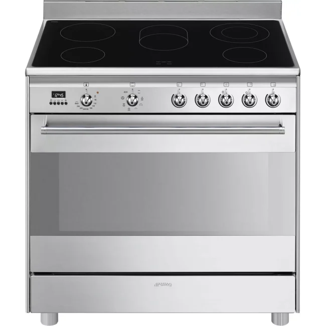 Piano de cuisson vitrocéramique SMEG SCD91CMX9 Vitro