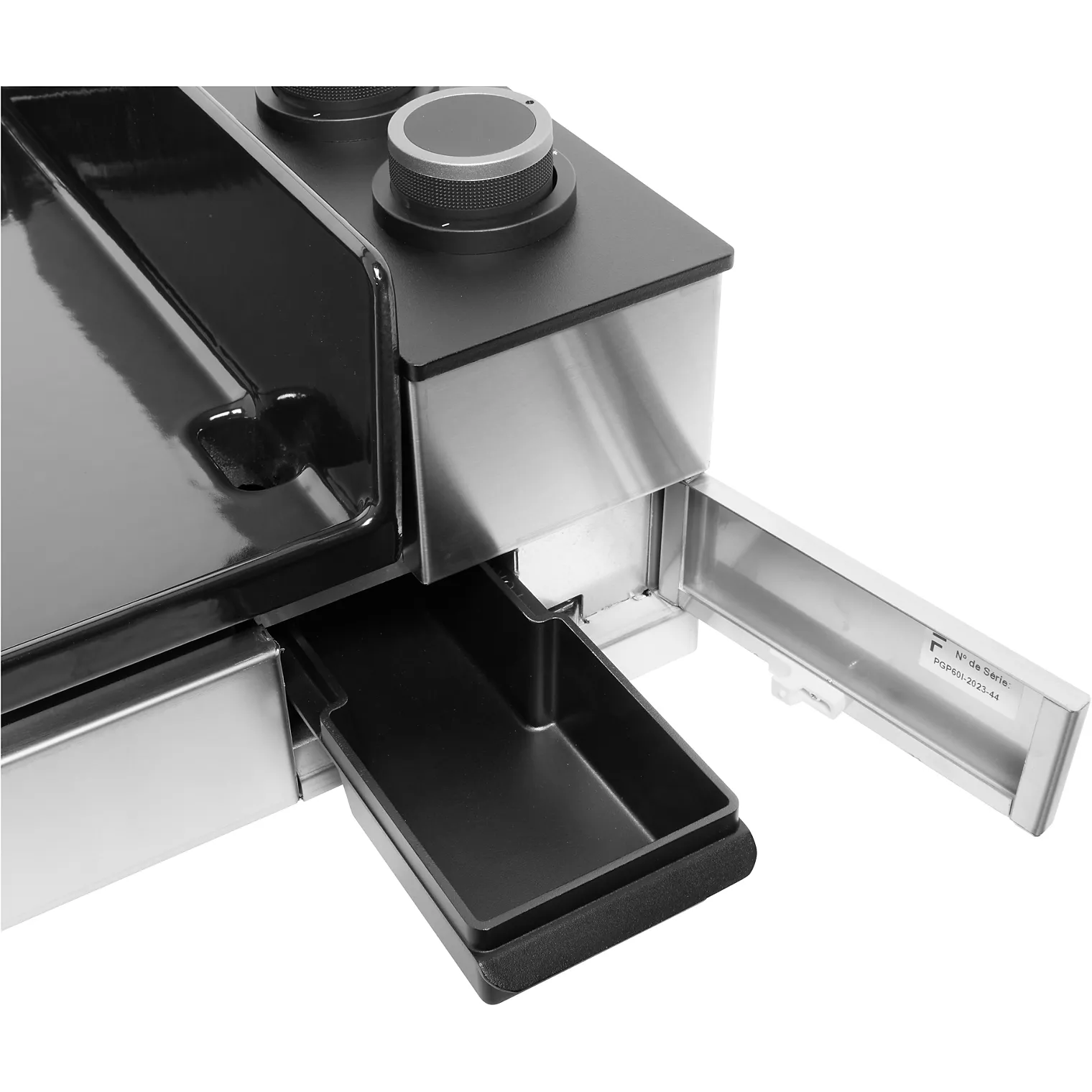 Plancha gaz FORGE ADOUR Premium 60 Inox 2brûleurs à poser, 58.5x40.5 cm
