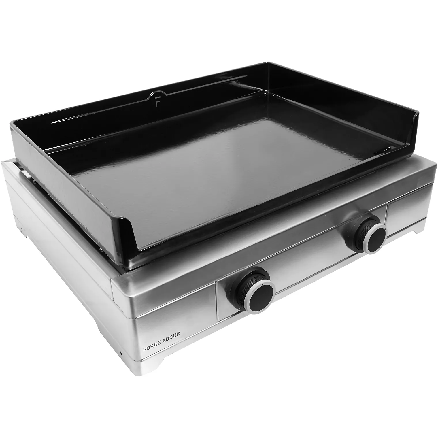 Plancha gaz FORGE ADOUR Modern 60 Inox 2 brûleurs – Image 9
