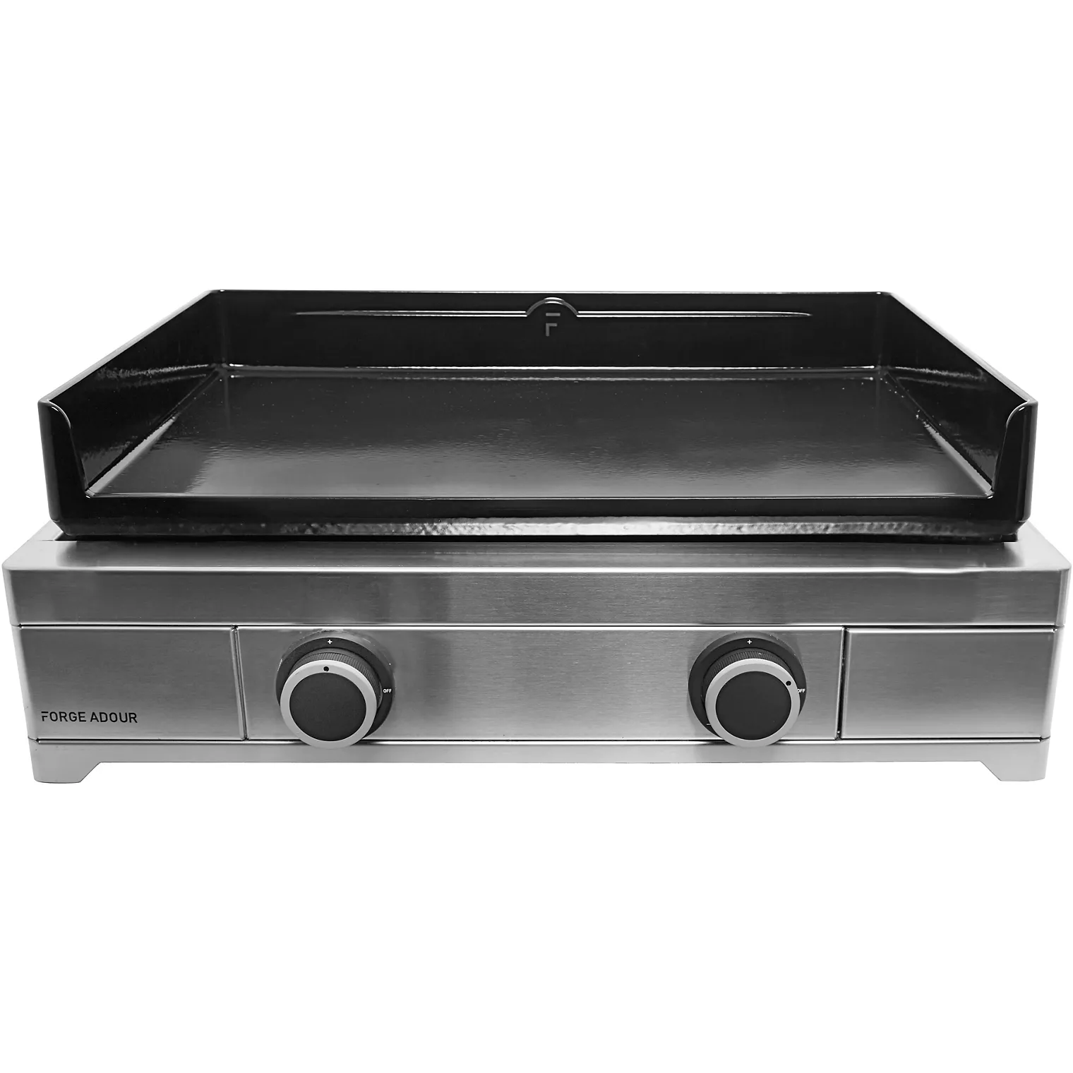 Plancha gaz FORGE ADOUR Modern 60 Inox 2 brûleurs – Image 8