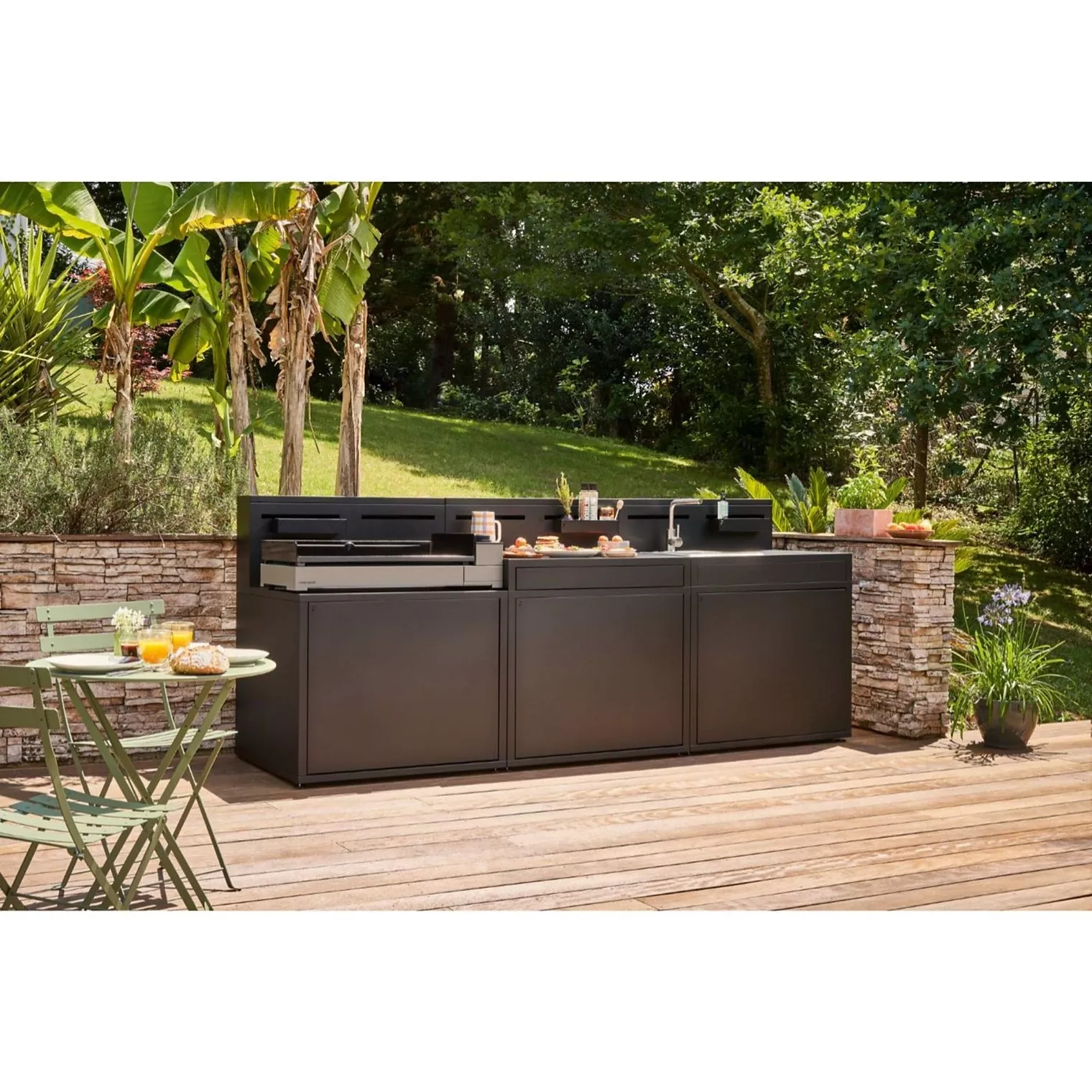 Plancha gaz FORGE ADOUR Premium 75 NG 3 brûleurs – Image 5