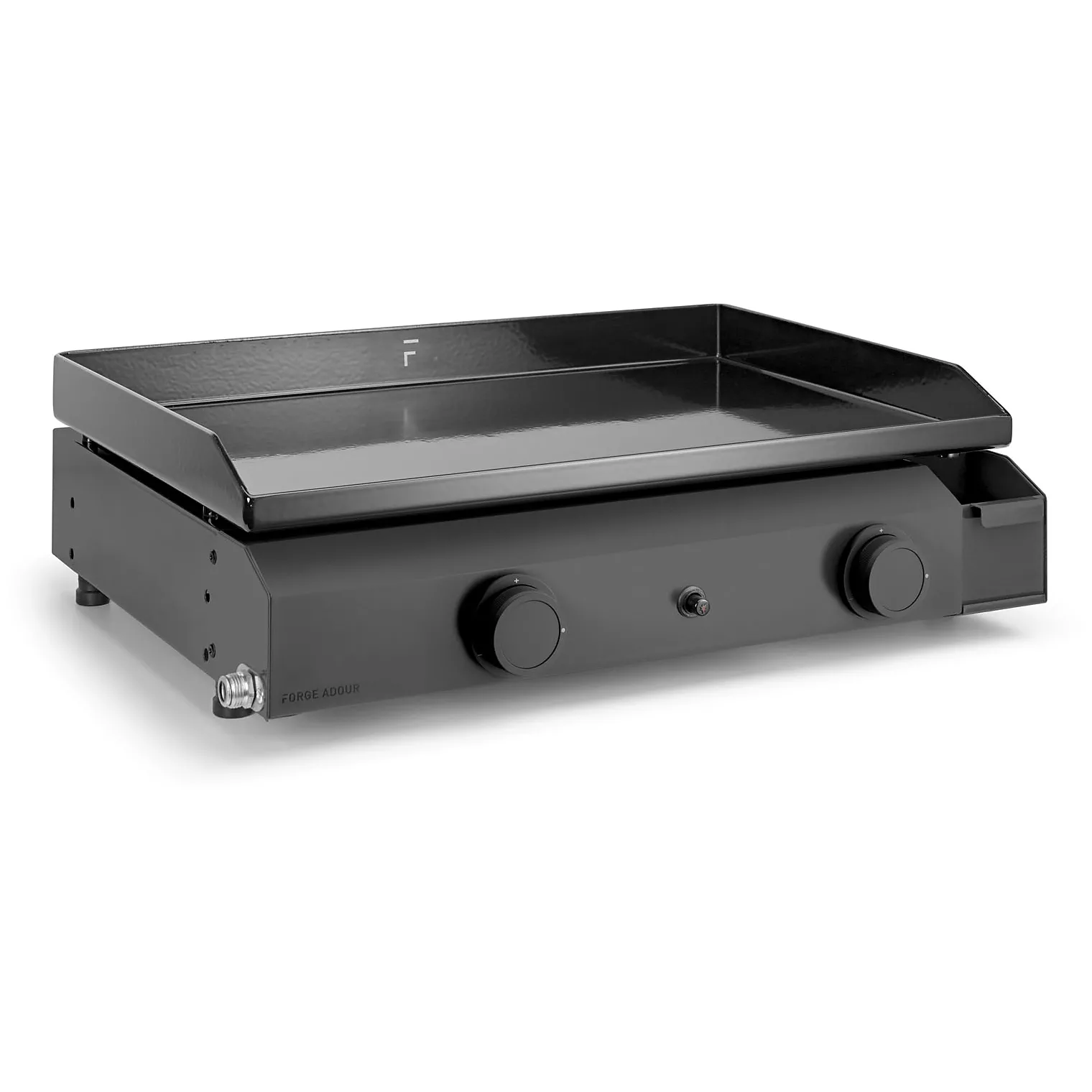 Plancha gaz FORGE ADOUR Base 60 Acier 2 brûleurs à poser, 57.5x37.9 cm