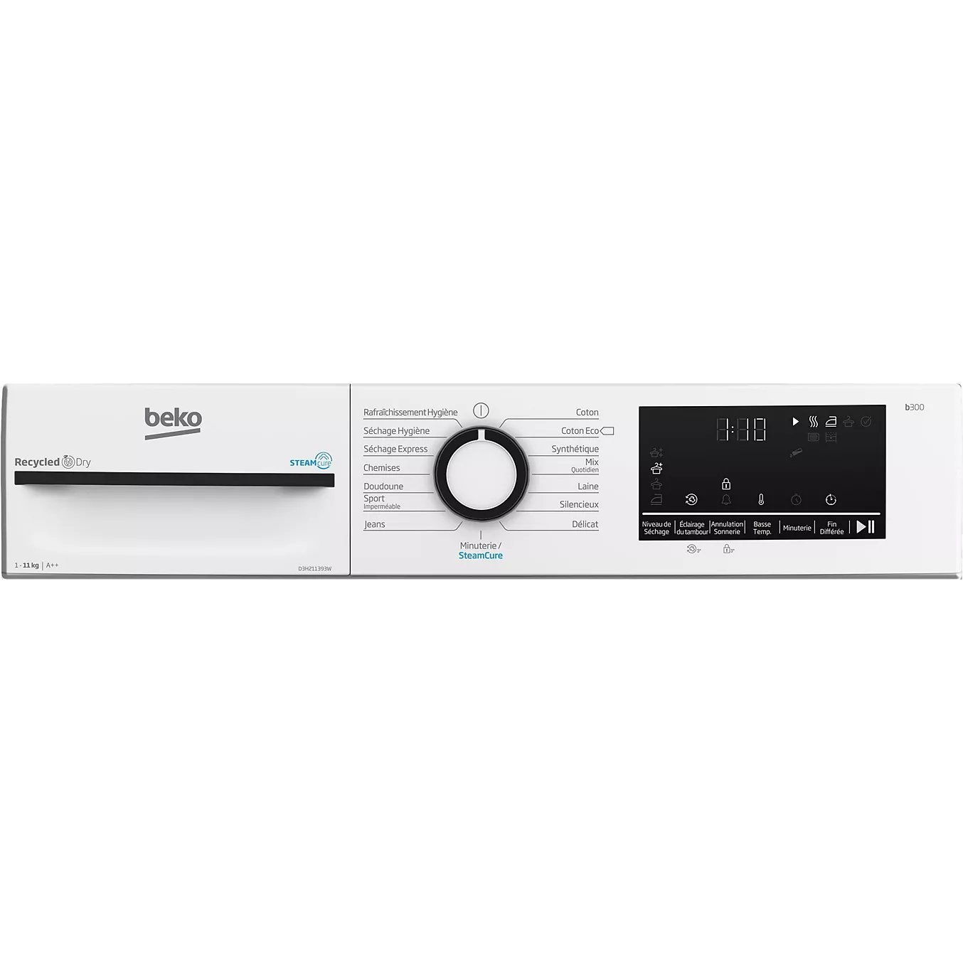 Sèche linge pompe à chaleur BEKO D3H211393W – Image 5