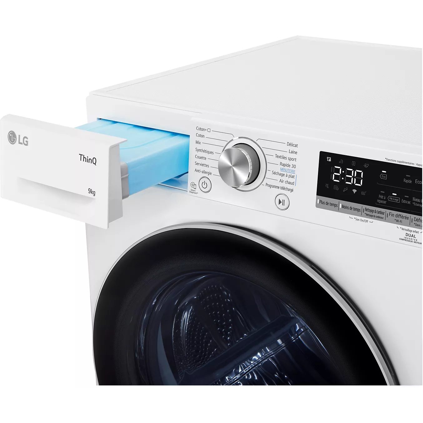 Sèche linge pompe à chaleur LG RH9V51WH – Image 6