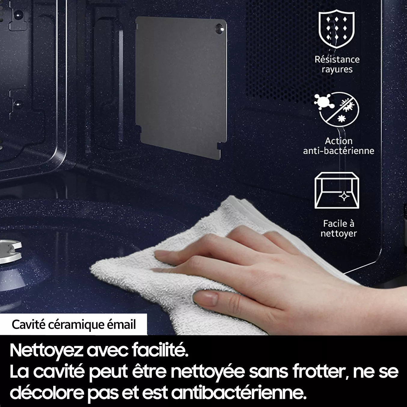 Micro ondes combiné SAMSUNG MC32DG7646CKE1 noir – Image 6