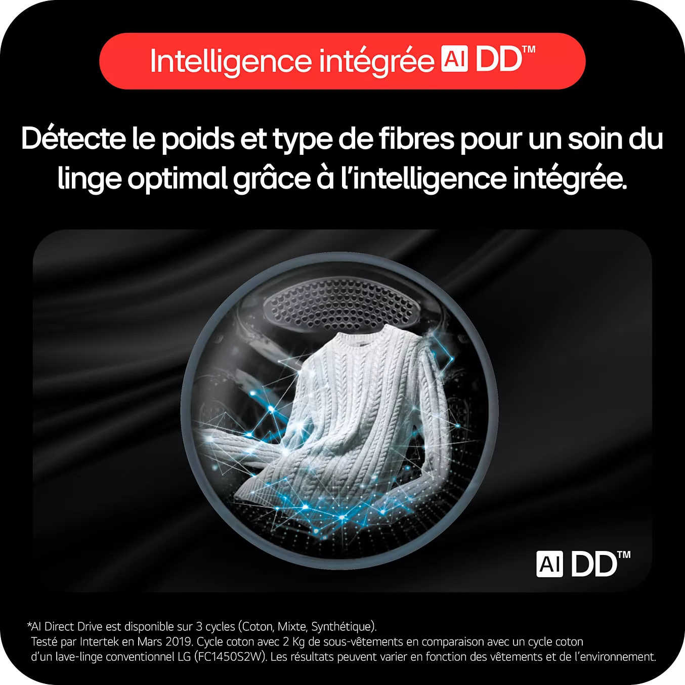 Lave linge séchant hublot LG F164X76BSTA – Image 7