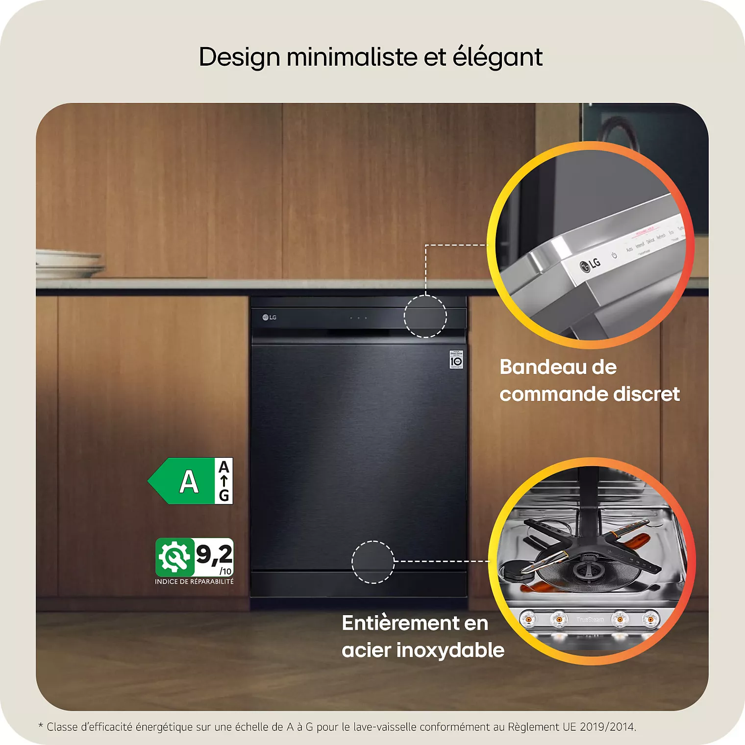Lave vaisselle 60 cm LG DF587HMS – Image 13