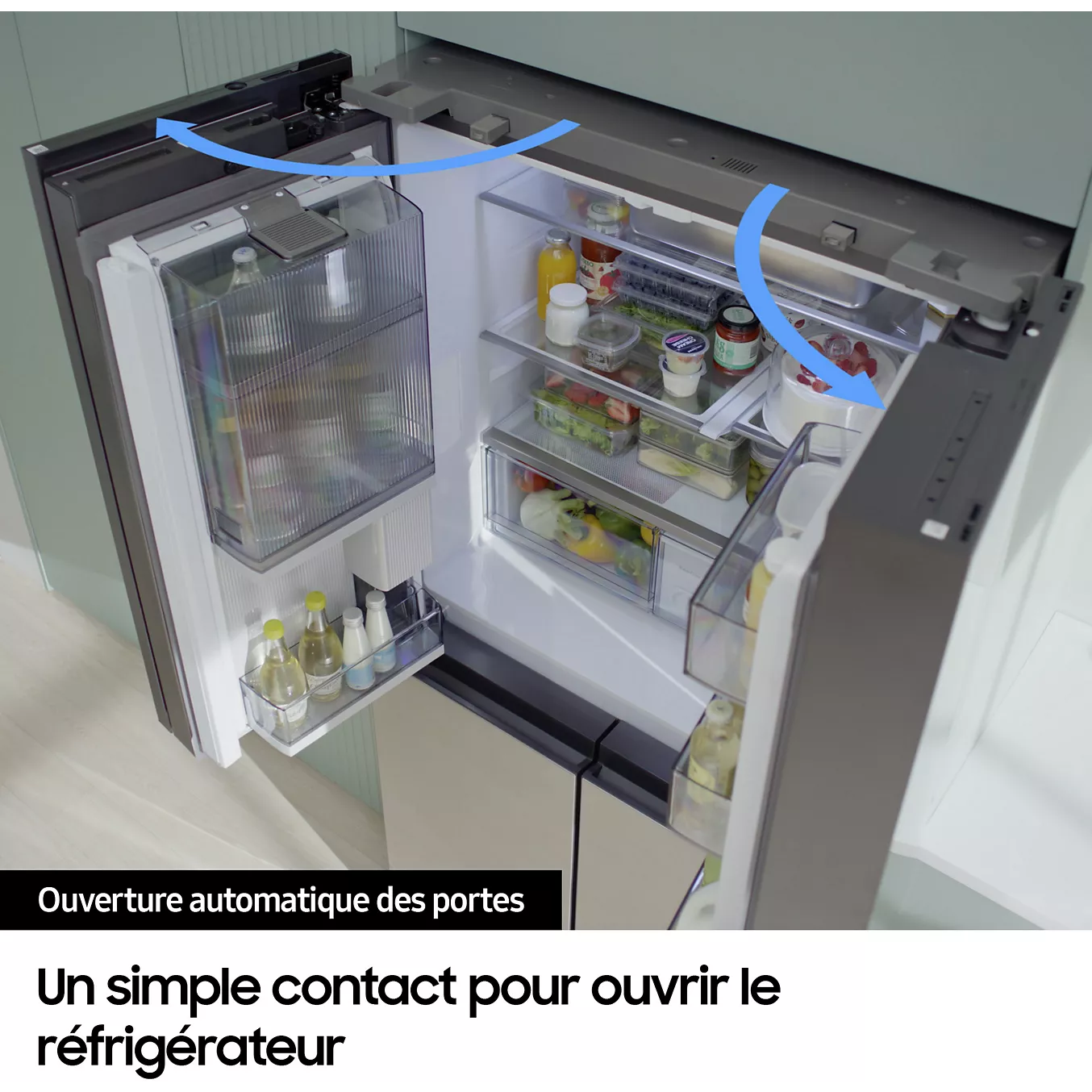 Réfrigérateur multi portes SAMSUNG RM90F67CECEF Bespoke AI – Image 3