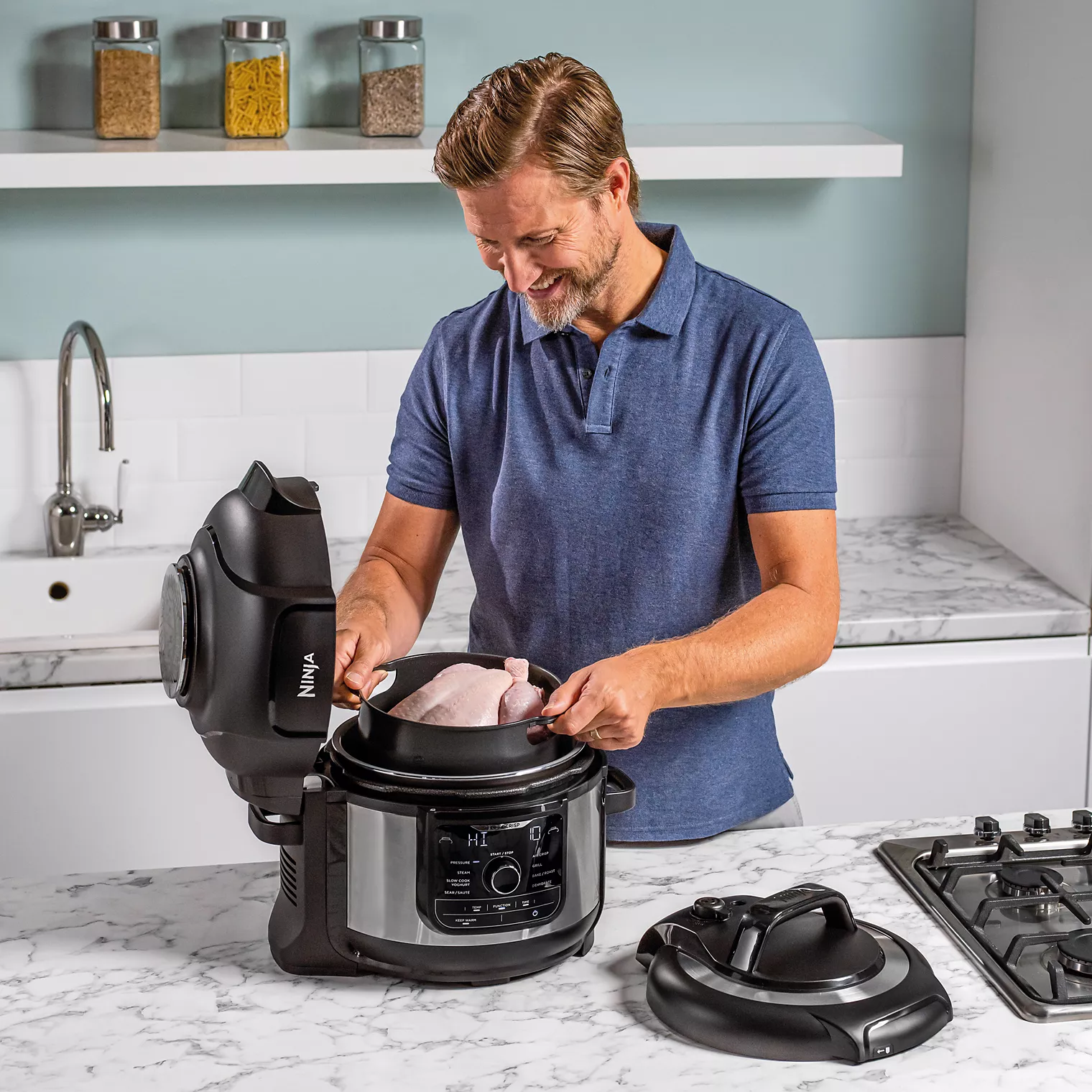 Multicuiseur NINJA Foodi OP350FR 6 L, 9 modes de cuisson dont air fryer