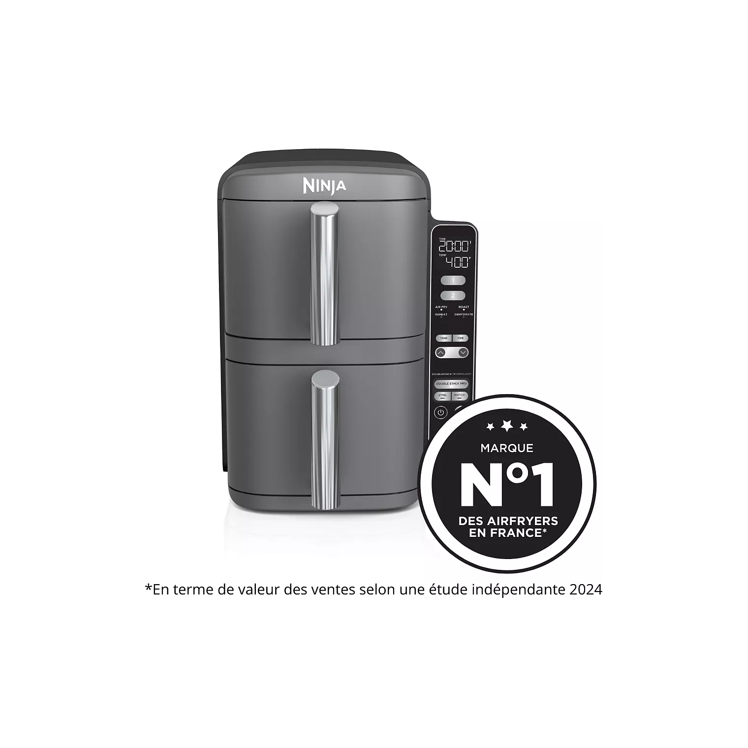 Friteuse sans huile NINJA Double Stack XL 9,5 L SL400EU – Image 8