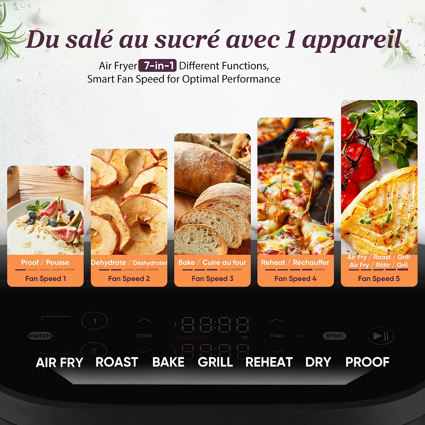 Friteuse sans huile COSORI KOSP0041EUN Turbo Tower Basic – Image 6