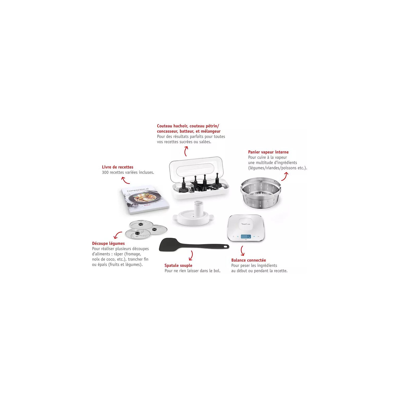 Robot cuiseur MOULINEX I Companion Touch XL HF938E00 – Image 9