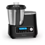 Robot cuiseur MOULINEX Clickchef noir HF456810 + cuiseur vapeur